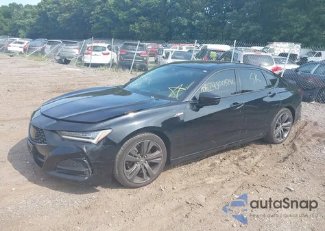 2022 Acura Tlx A-Spec Package z USA, uszkodzony, nr VIN 19UUB6F53NA003883